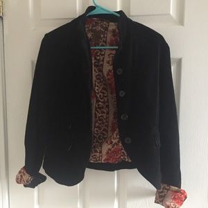 Lucky Brand velvet blazer